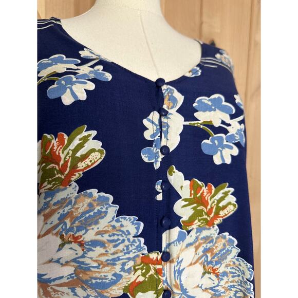 Altar’d State | Floral Boho Long Sleeve Tunic Top | Size Medium - Picture 2 of 13